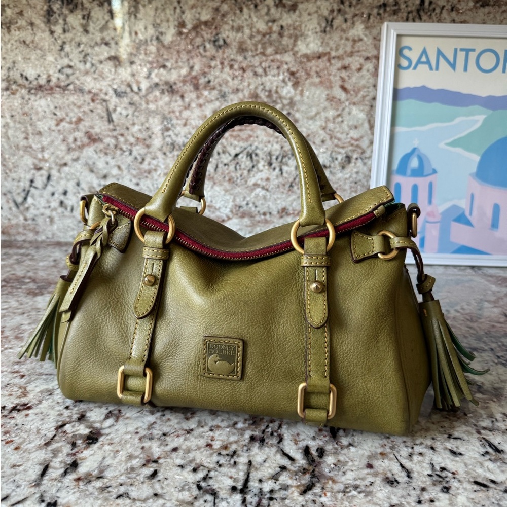Dooney & Bourke Olive Moss Green Florentine Satchel